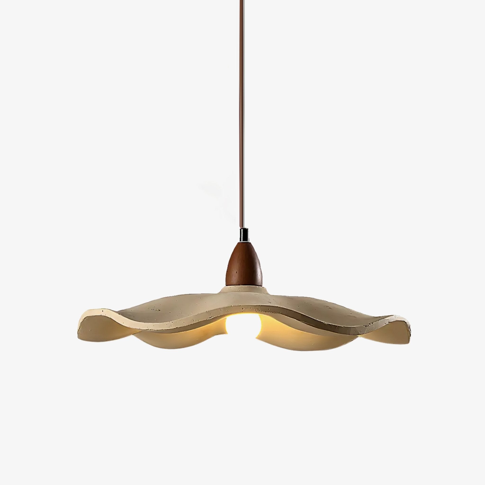 Japanese Wabi-Sabi Style Cement Wave Pendant Lamp M80