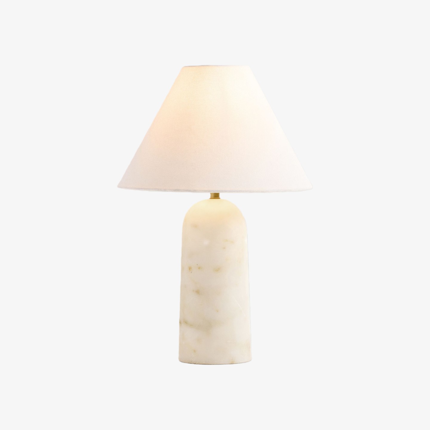 Albi Minimalist Marble Table Lamp - Elegant Fabric Shade Suitable for Any Room T617