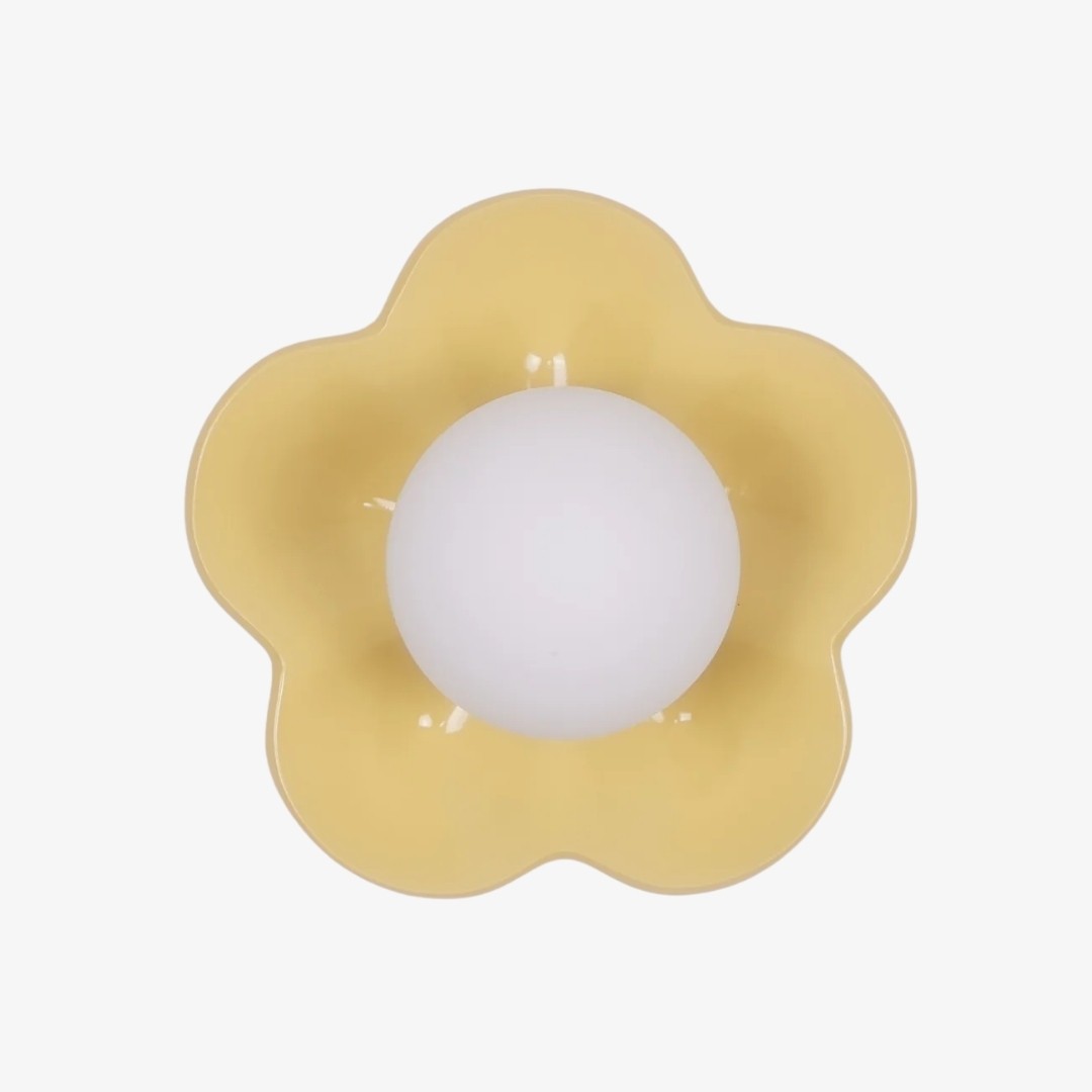 Florixa Blooming Flower Wall Sconce - Plug-in and Hardwired Lamp for Bedroom Decor T505