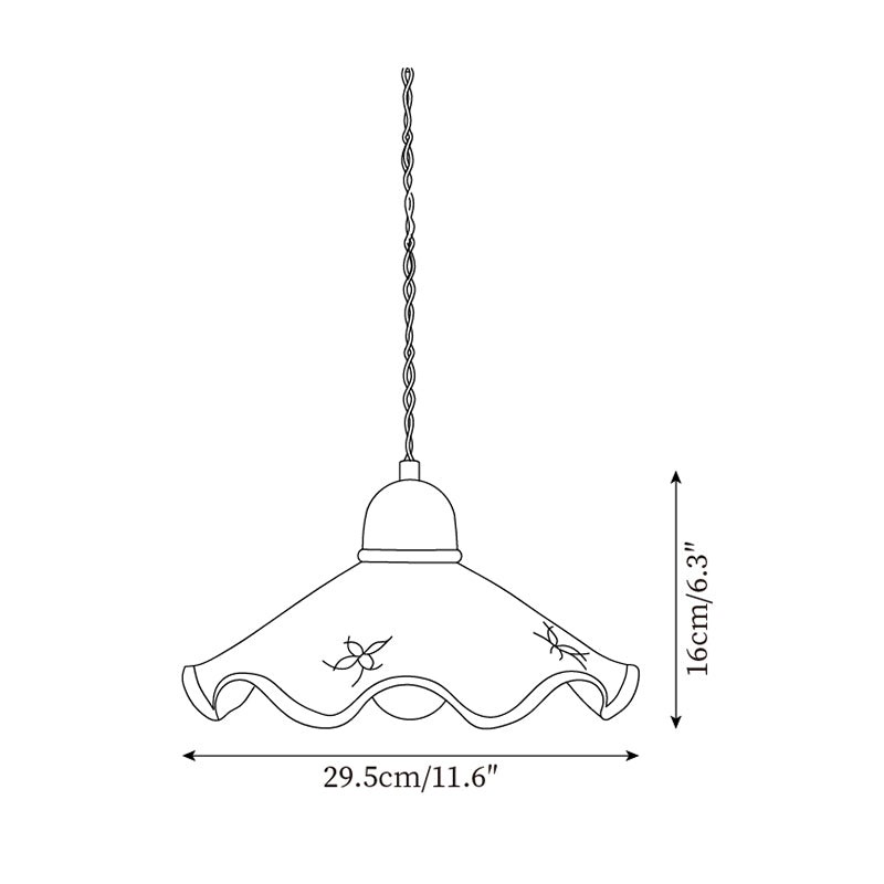 Størrelse B måldiagram: diameter 29,5 cm x høyde 16 cm