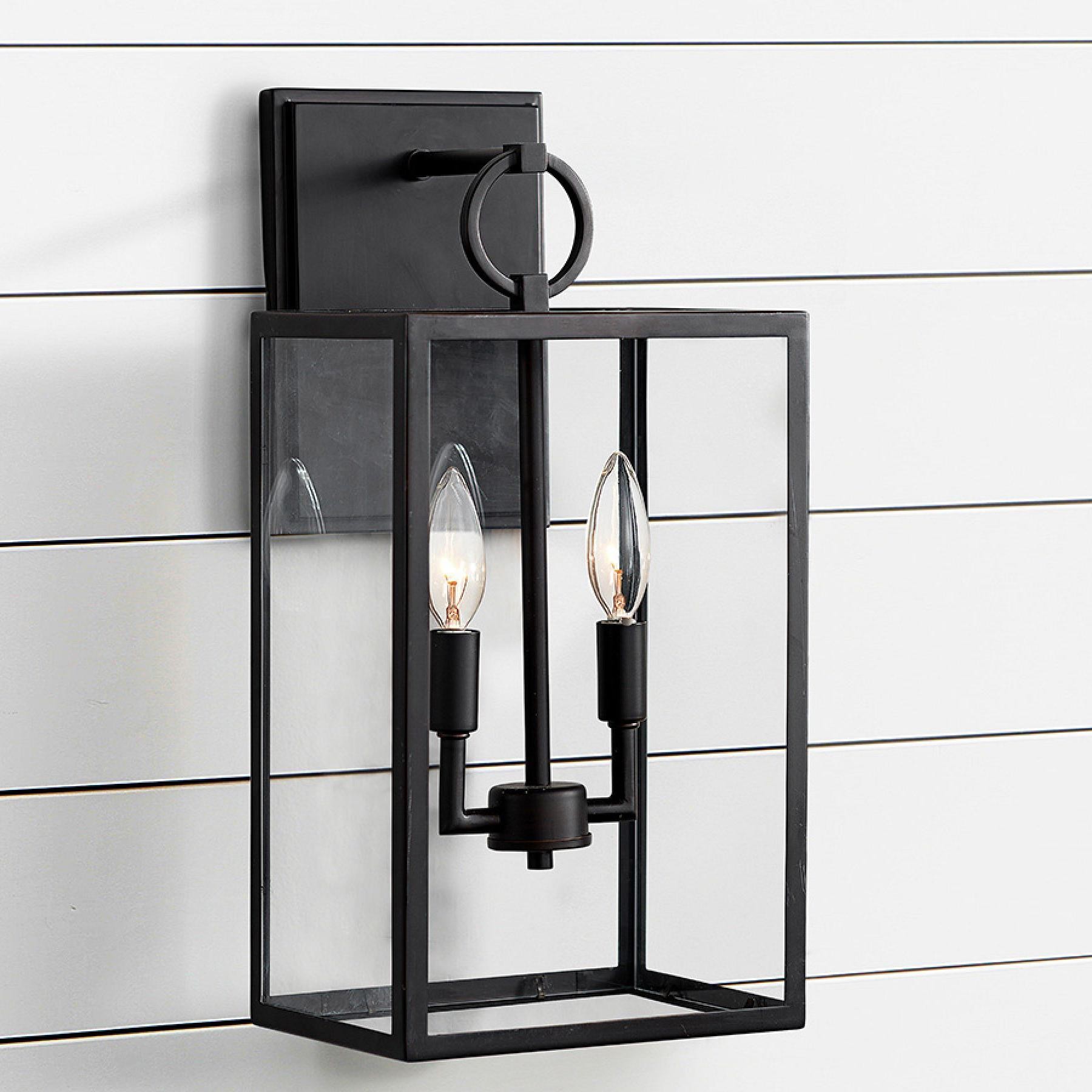 Ferrix Industrial Iron Outdoor Wall Lamp - Lighting Stylish Exterior Glass Lighting T143