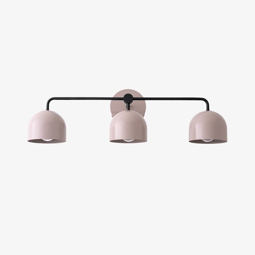 Metio Dome Farmhouse Vanity Wall Light Colorful Metal Sconce T450