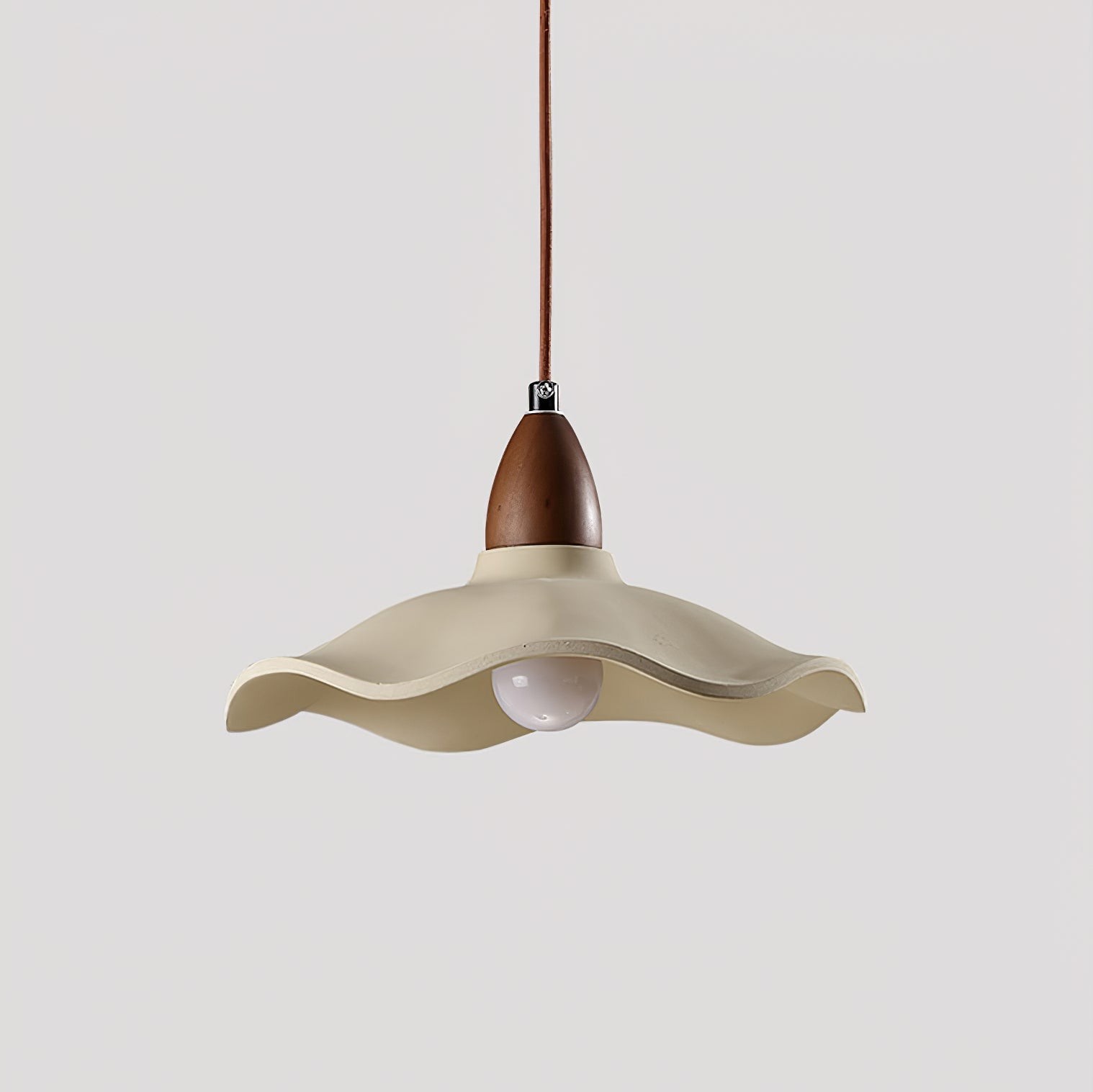 Japanese Wabi-Sabi Style Cement Wave Pendant Lamp M80