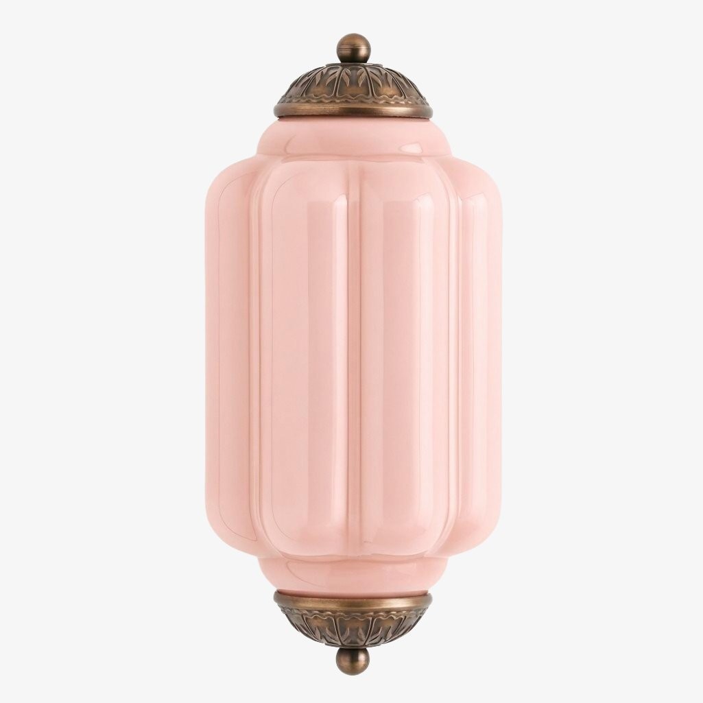 Eloise Brass Wall Sconce – Elegant Milk Glass Vintage Lighting T290