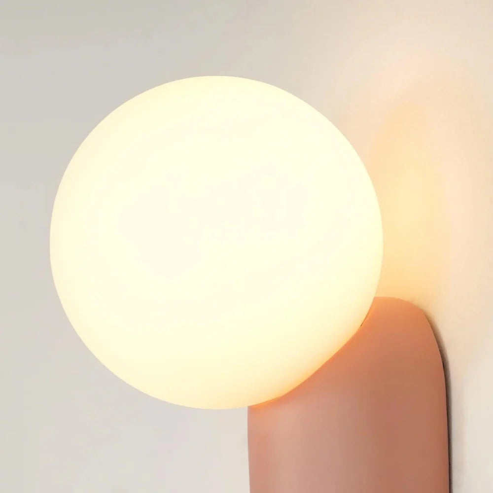 Luma Nordic Glass Orb Wall Light D784