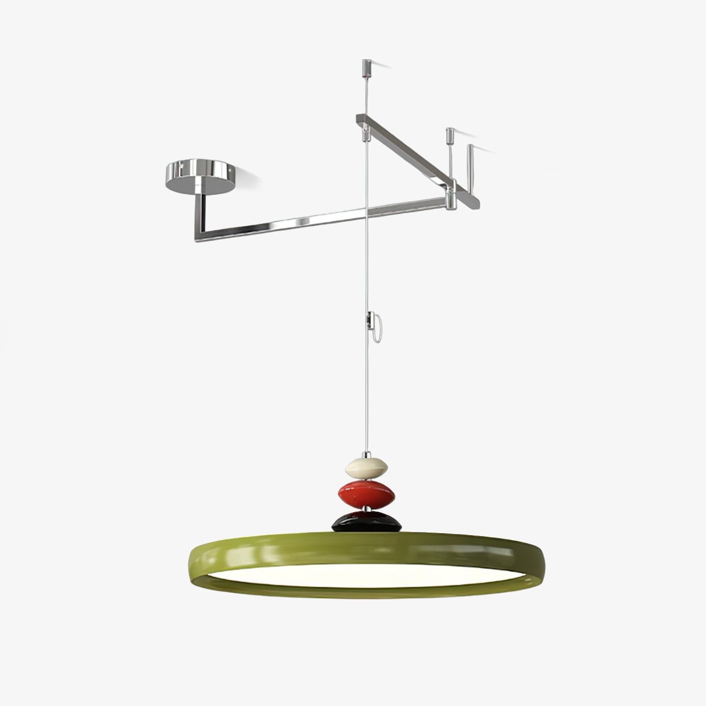 Swing Arm Stone Pendant Light M511