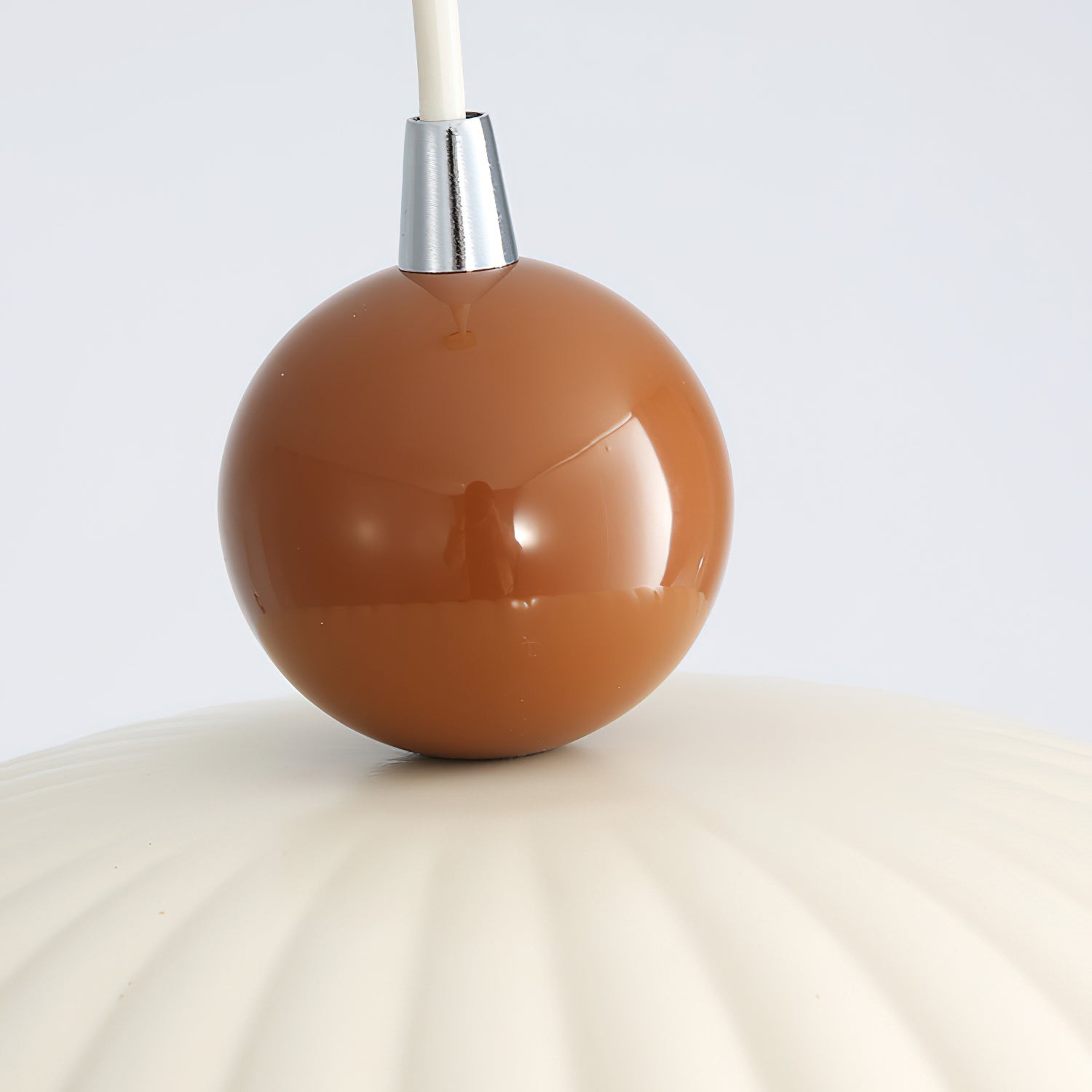 Creative Spherical Straw Hat Vertical Line Pendant Lamp M292
