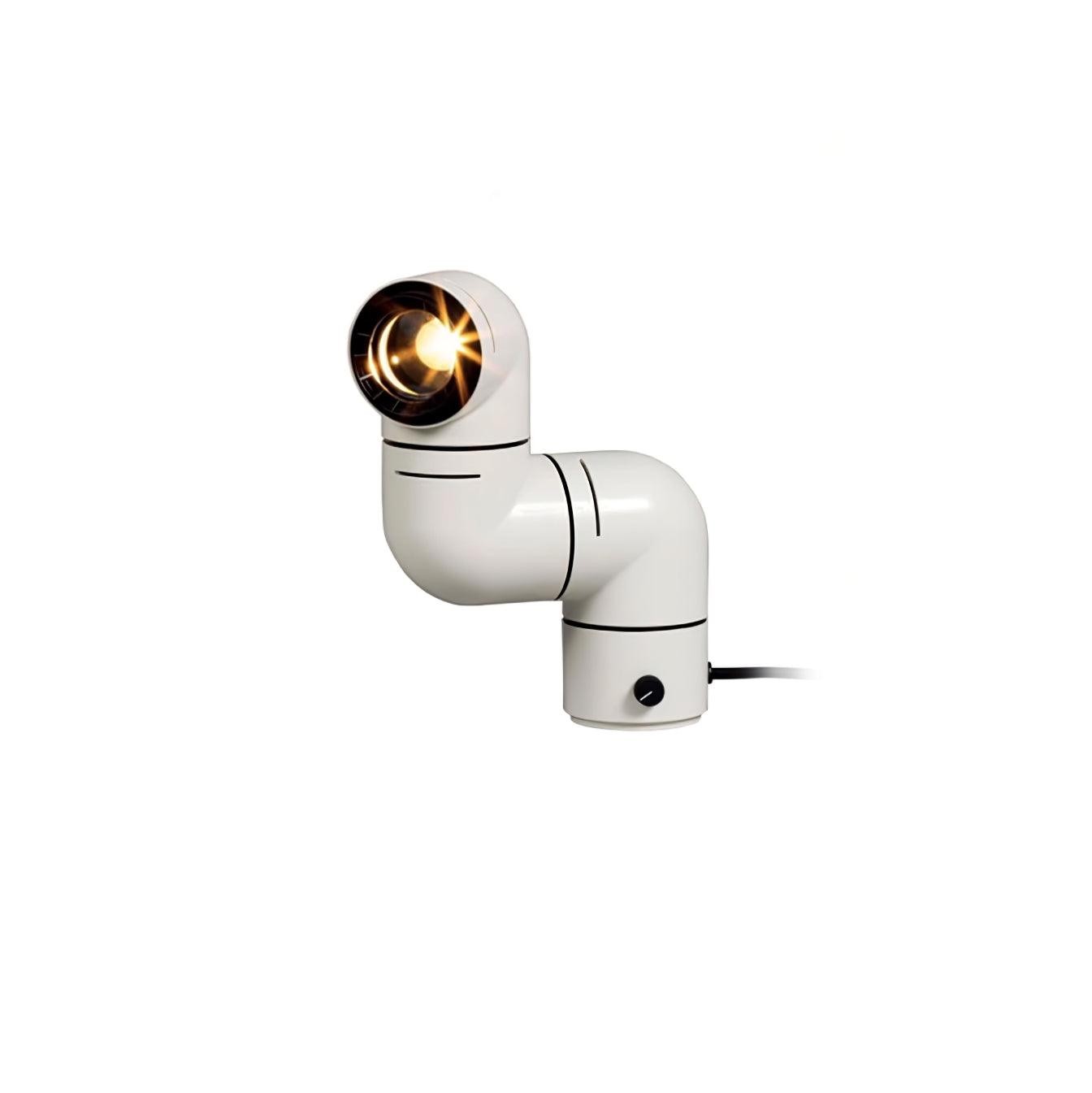 Red Tubular Table Lamp Suitable For Bedroom M20