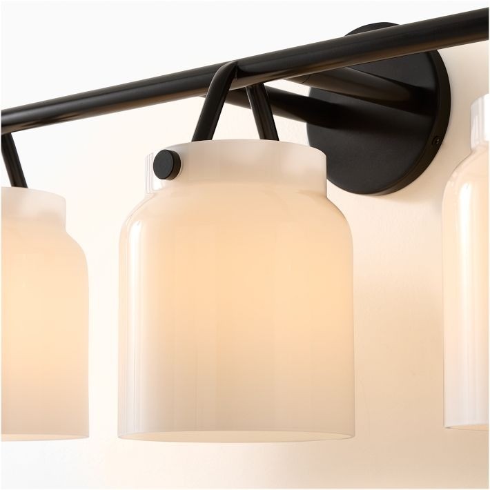 Hanton Modern 3-Light Wall Sconce - Metal Bathroom Fixture T161
