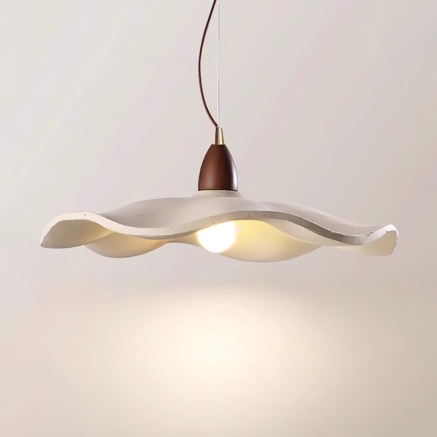Japanese Wabi-Sabi Style Cement Wave Pendant Lamp M80