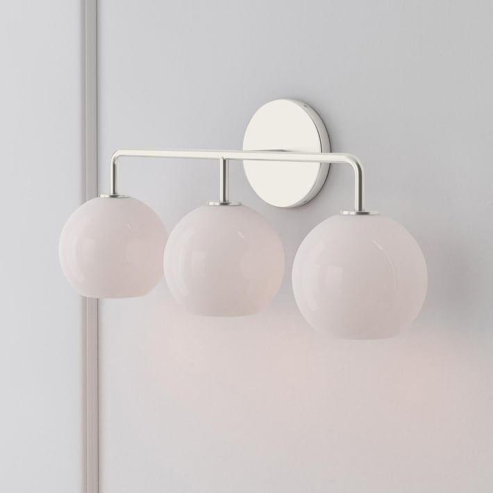 Selvion Artistic Globe Sconce Light - Handcrafted Glass Sculptural Wall Fixture T021