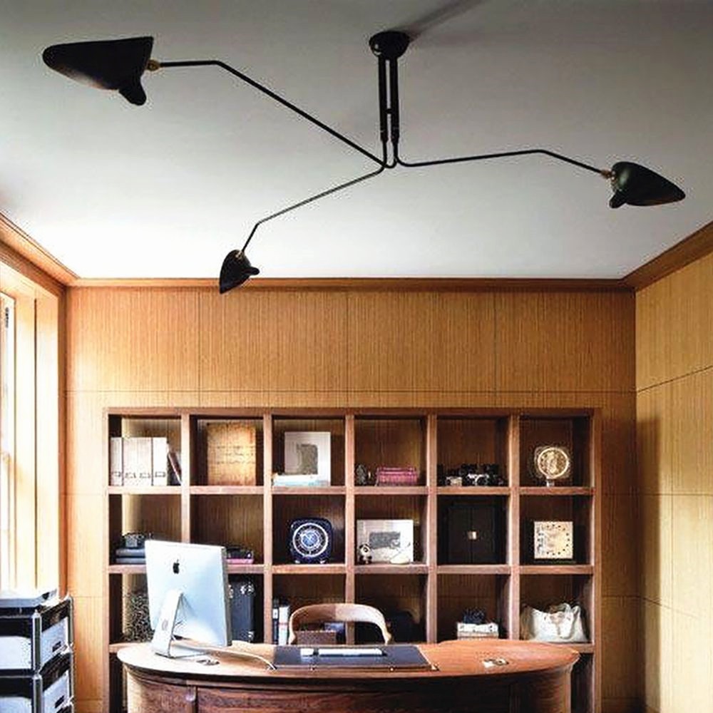 Industrial Adjustable Multi Arm Ceiling Light S17