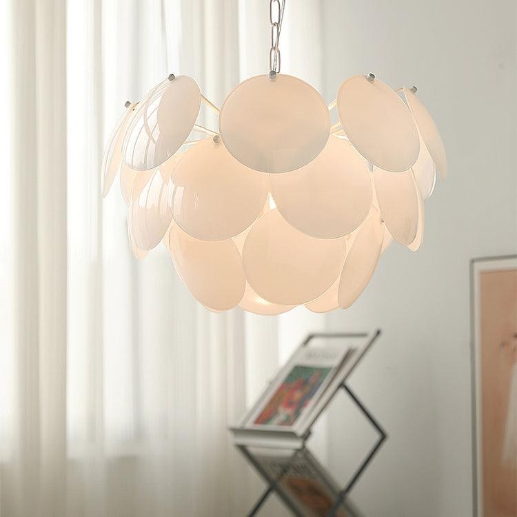 Luxury Fashion Luminous Petal Glass Chandelier M54