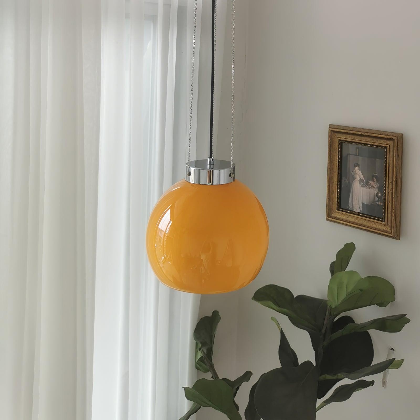 Vintage Bauhaus Creative Hemispherical Pendant Light M56
