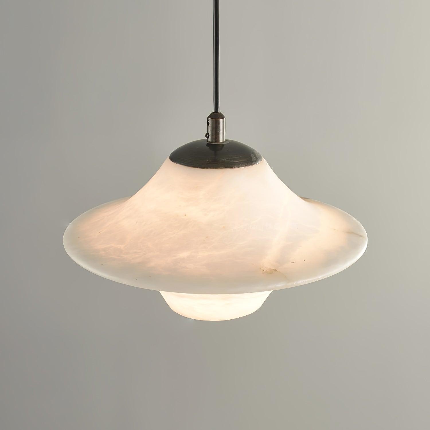 Saucer Alabaster Pendant Light M517