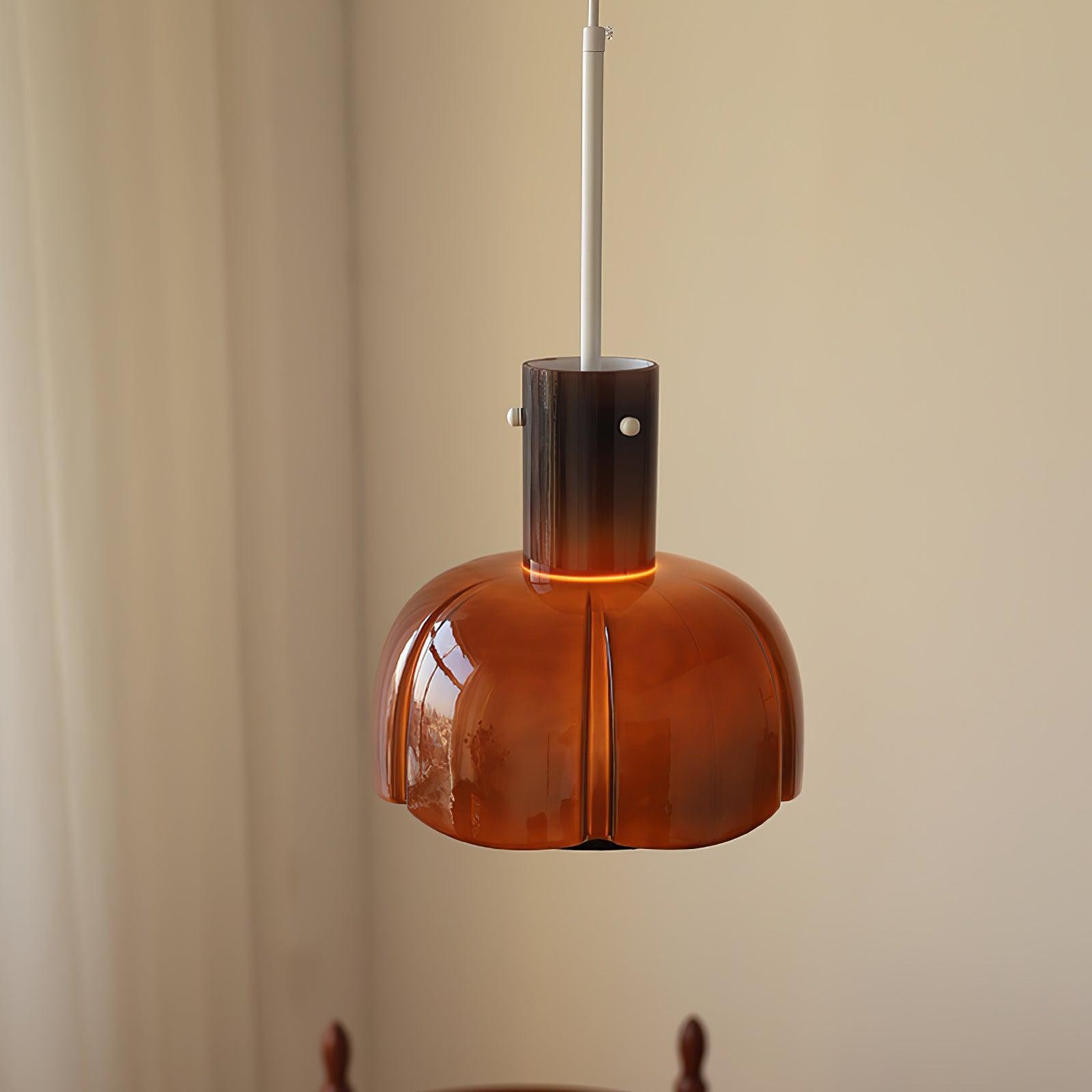 Medieval Style Glass Bud Pendant Lamp M457