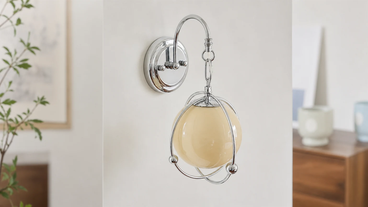 Lampa wisząca Wabi Sabi Fabric Crisp M356 w ciepłej scenerii wnętrza