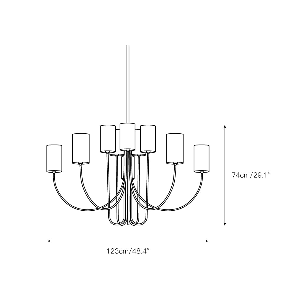 Harlem Chandelier D500