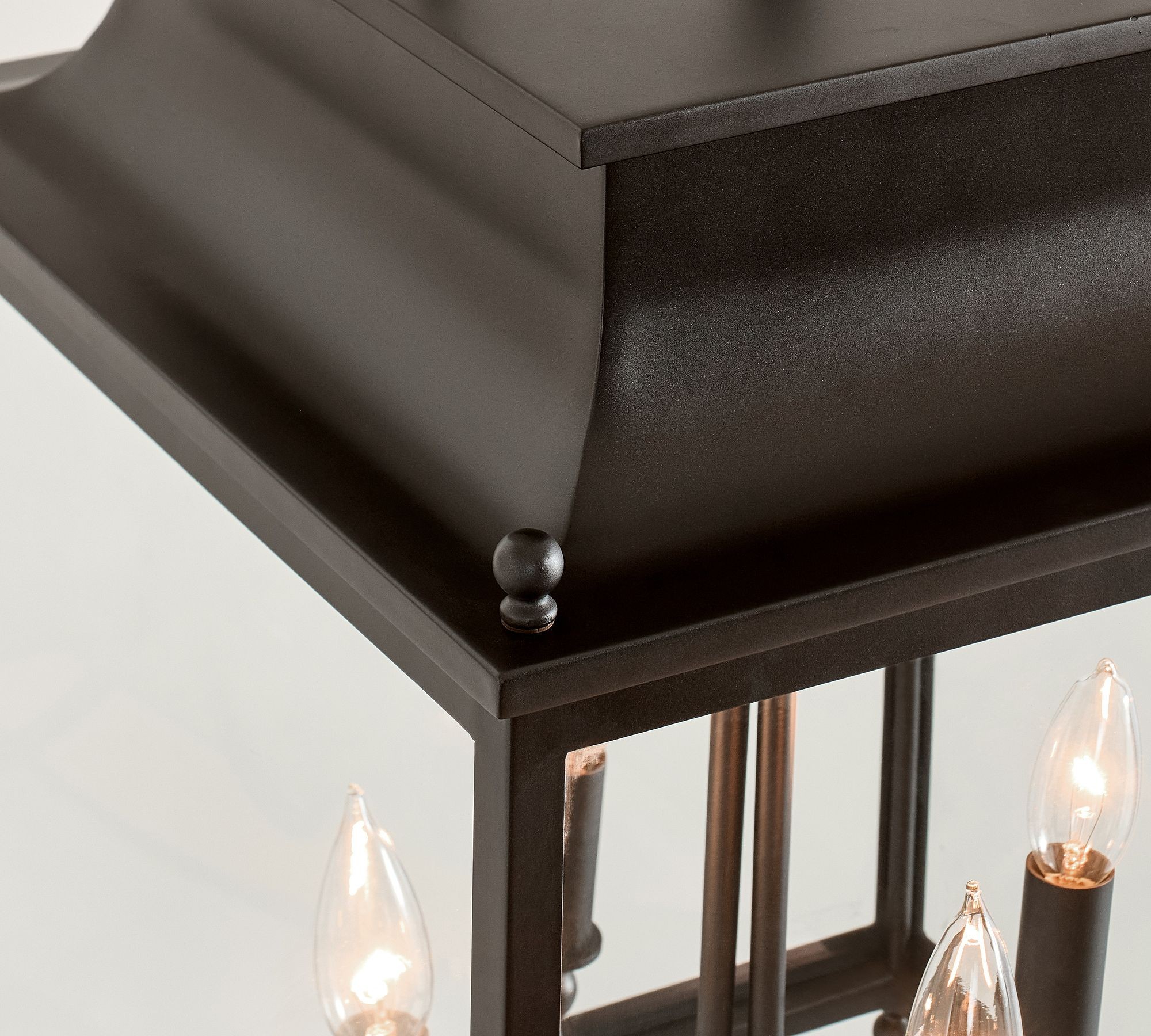 Yolvira Modern Outdoor Lantern Pendant - Metal Hanging Light for Exteriors T175