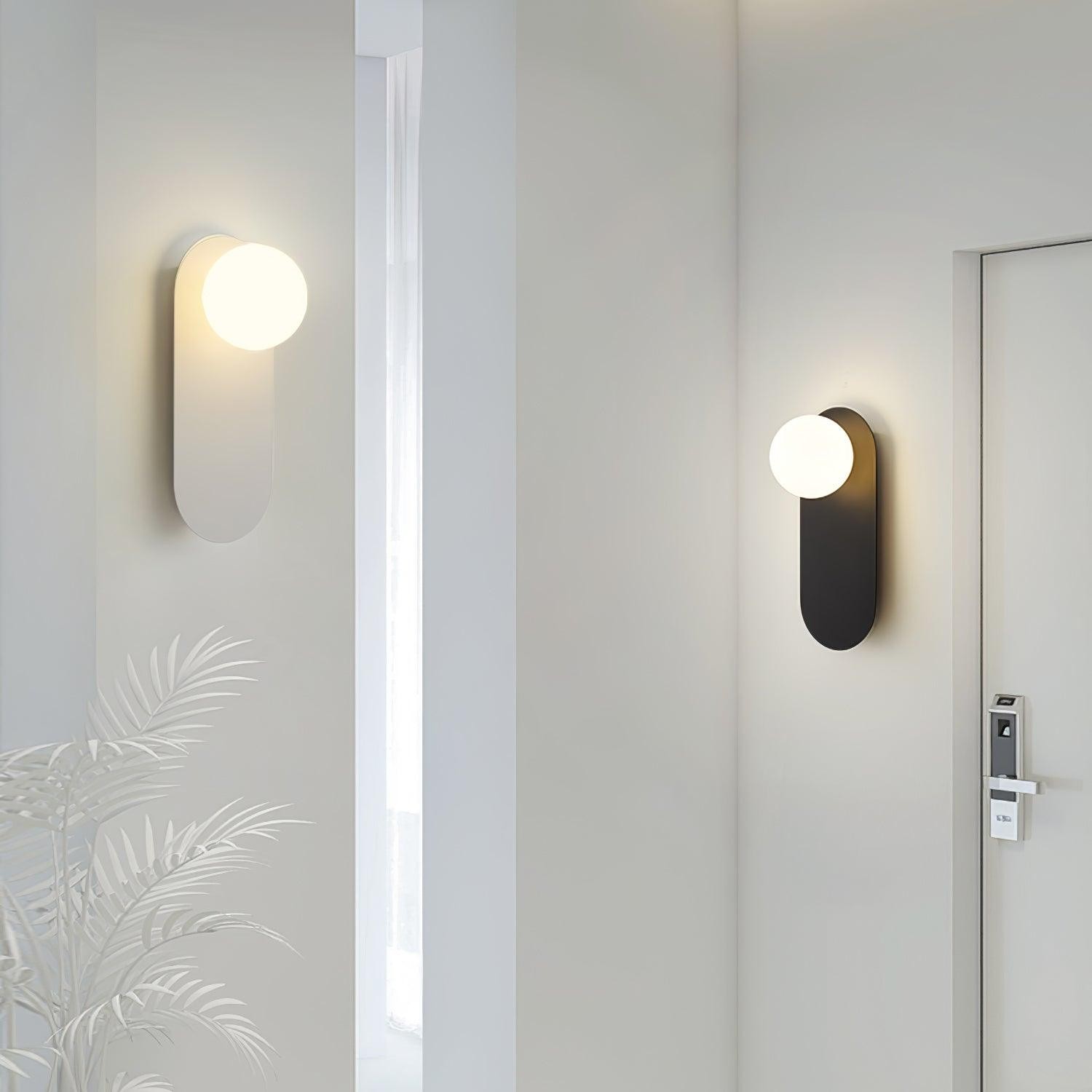 Modern Glass Base Sconce M381
