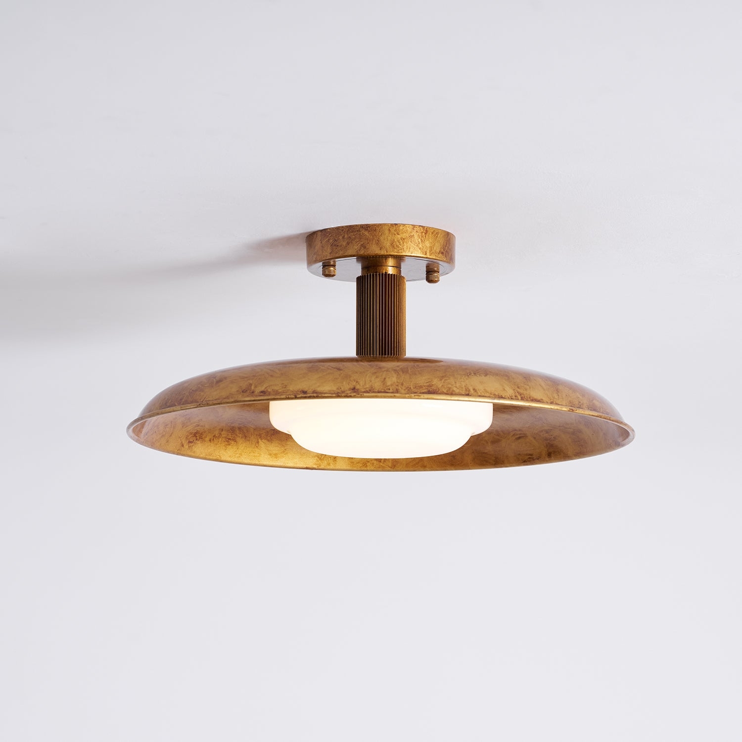 Pot-Lid Style Flat-Panel Ceiling Light D697