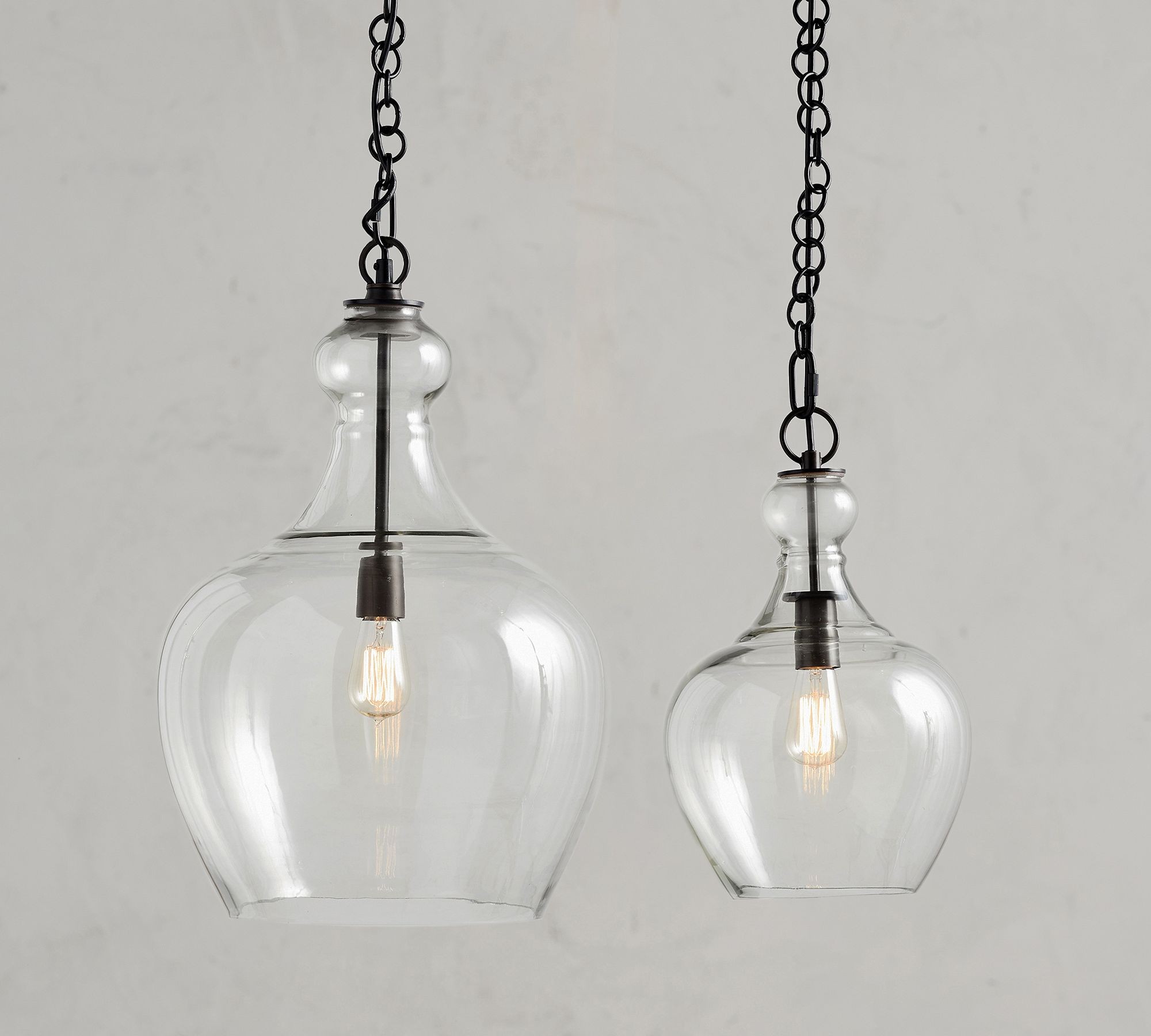 Lawson Glass Pendant Light - Recycled & Milk Glass with Bronze Accent T108
