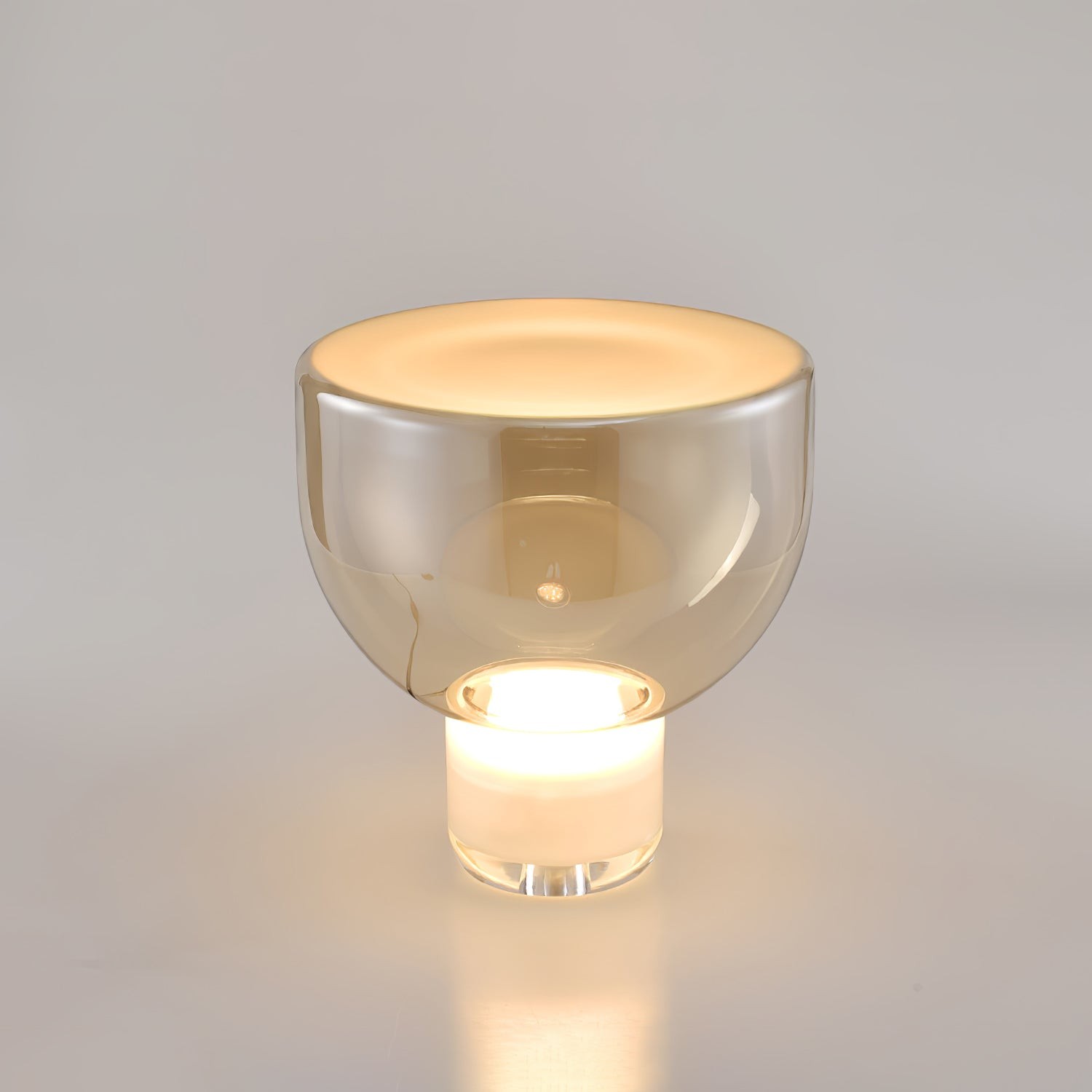 Nordic Simple Modern Luxury Glass Table Lamp For Study Room M412