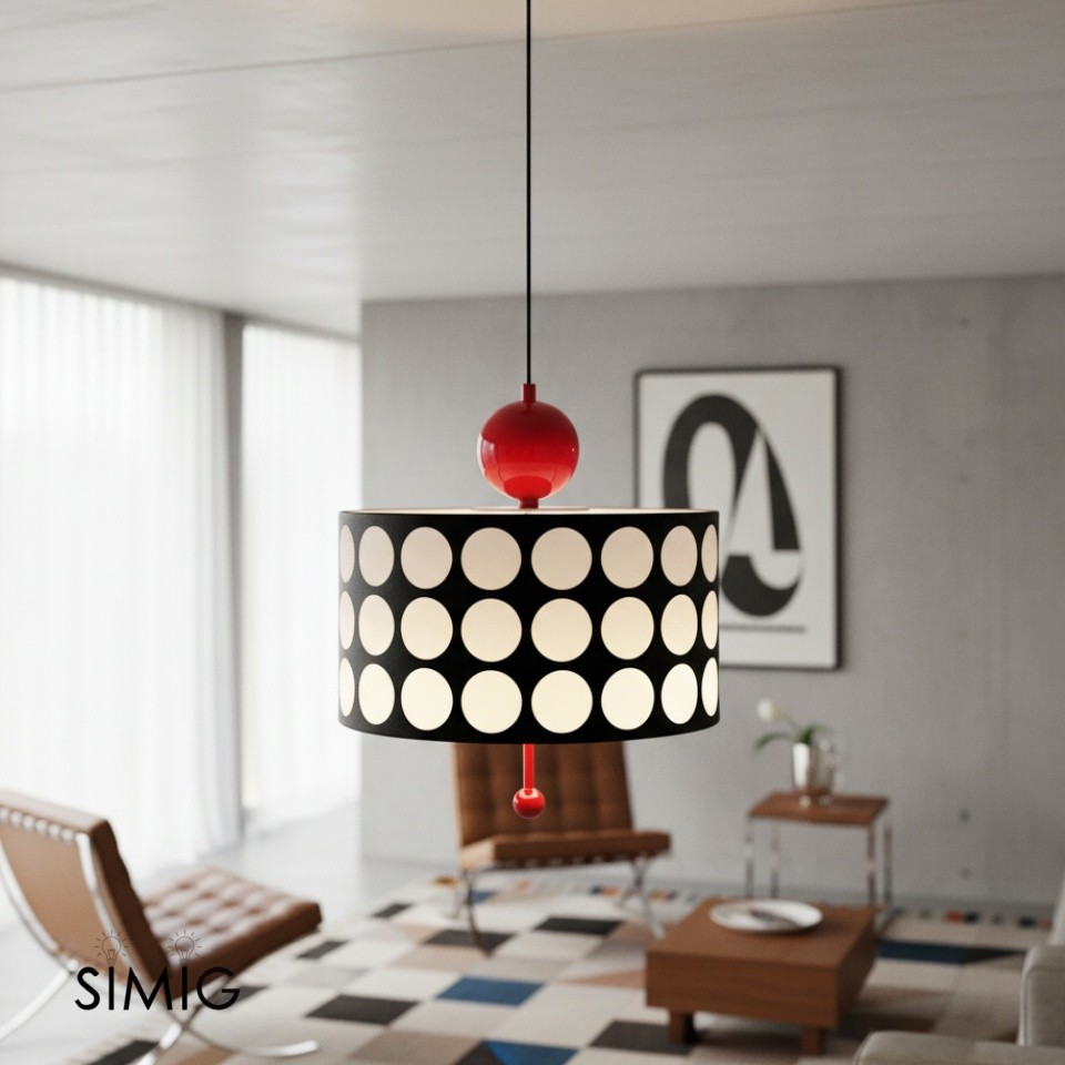 Lattice Acrylic Polka Dots Pendant Lamp M267