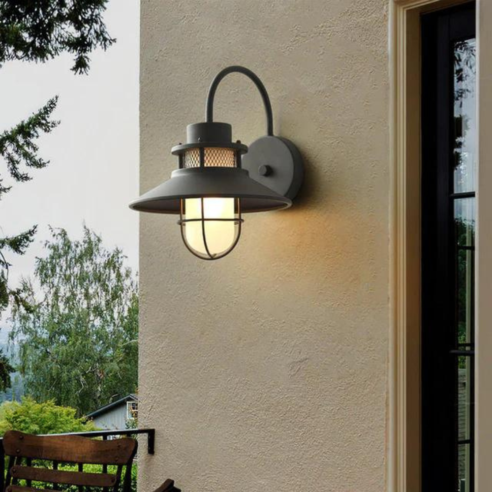 Luminous Outdoor Torch Metal Outdoor Wall Lamp D807