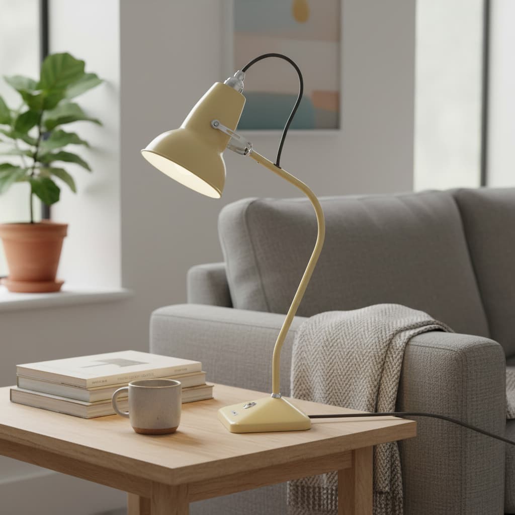 Modryx Mini Table Lamp - Pyramid Base Classic Heritage Design for Home T574