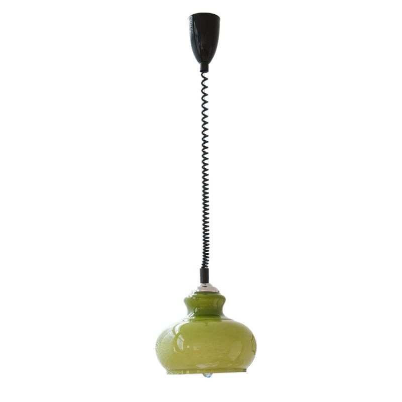 Lunea Nordic Adjustable Retro Cream Glass Pendant Light D955