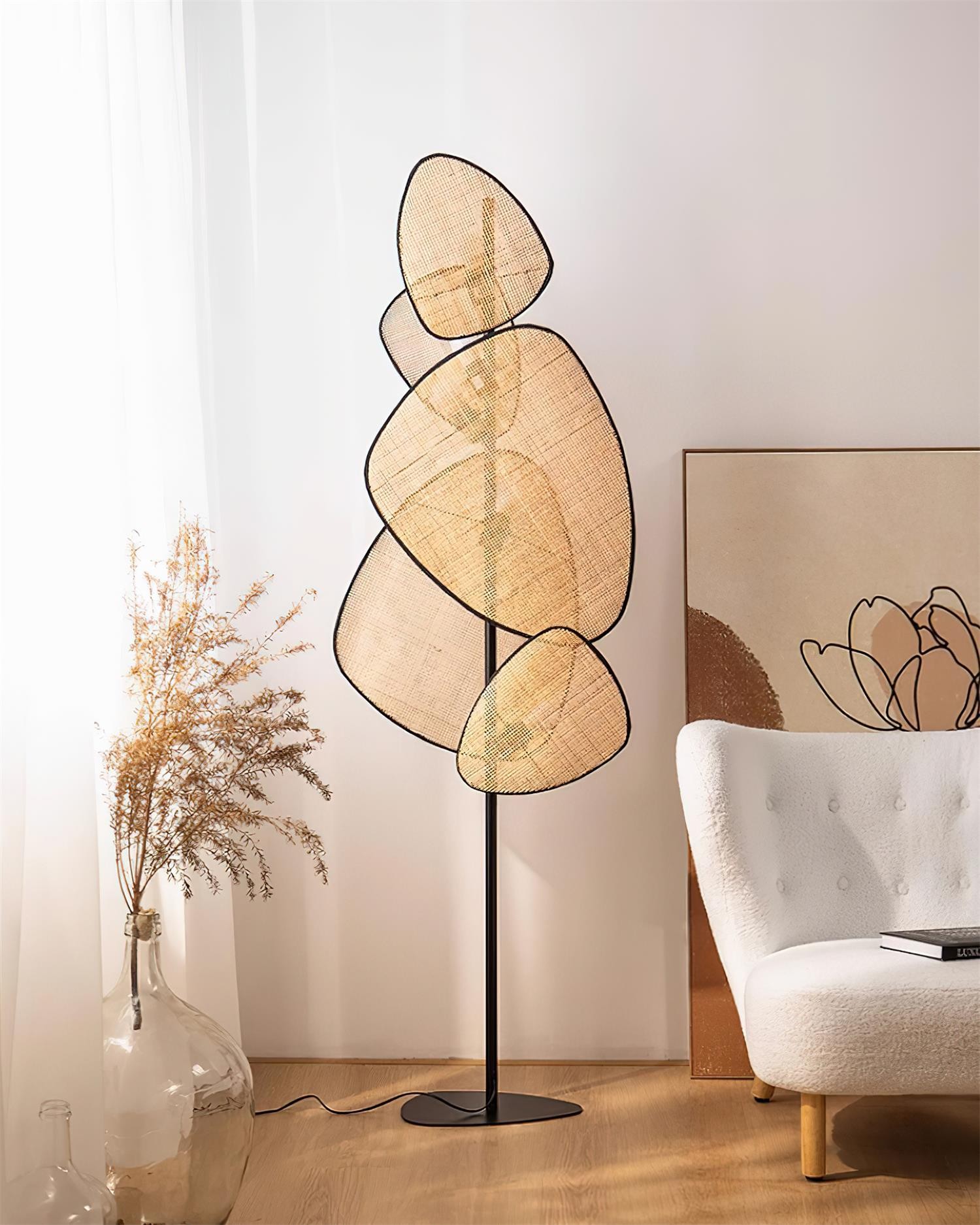 Creative Natural Rattan Floor Lamp M330