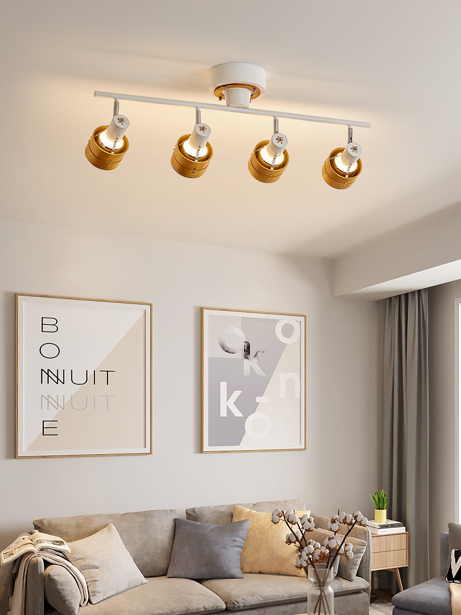 Nordic Cylindrical 4-Light Spotlight D415