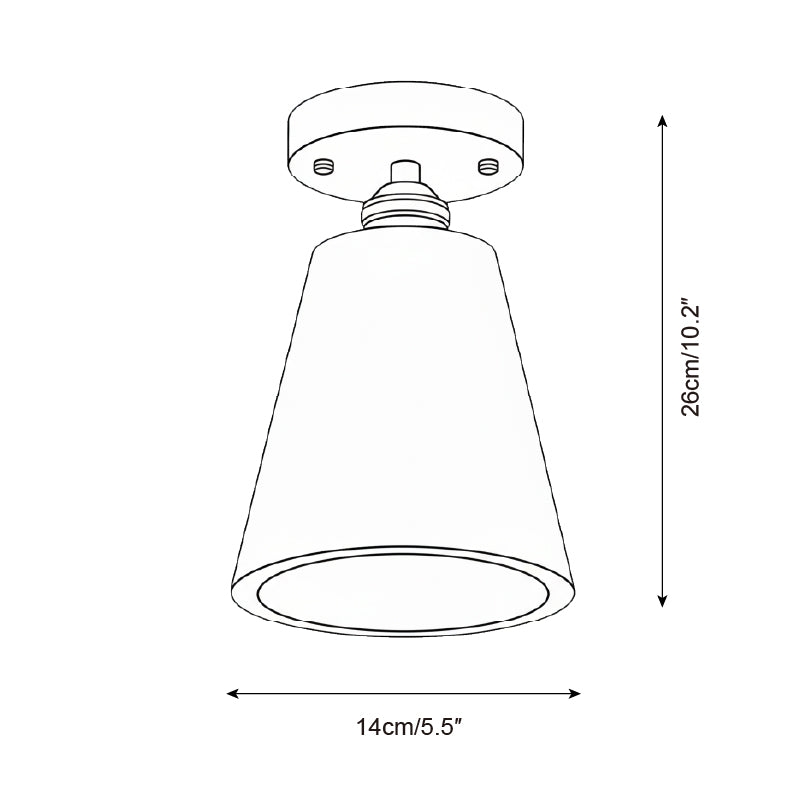 Collar Wood Ceiling Lamp D235