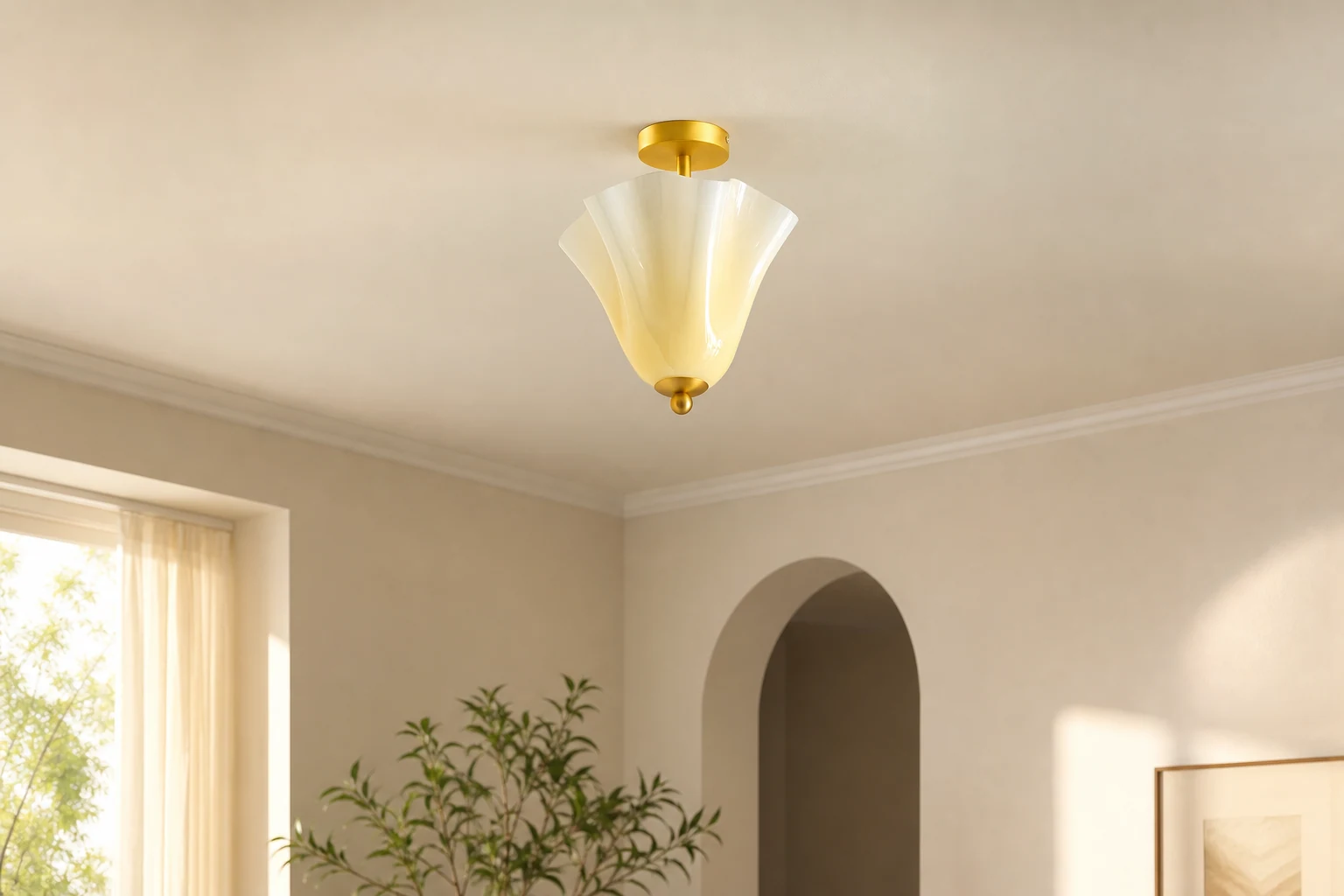 Lampa sufitowa Mido w stylu lifestylowym