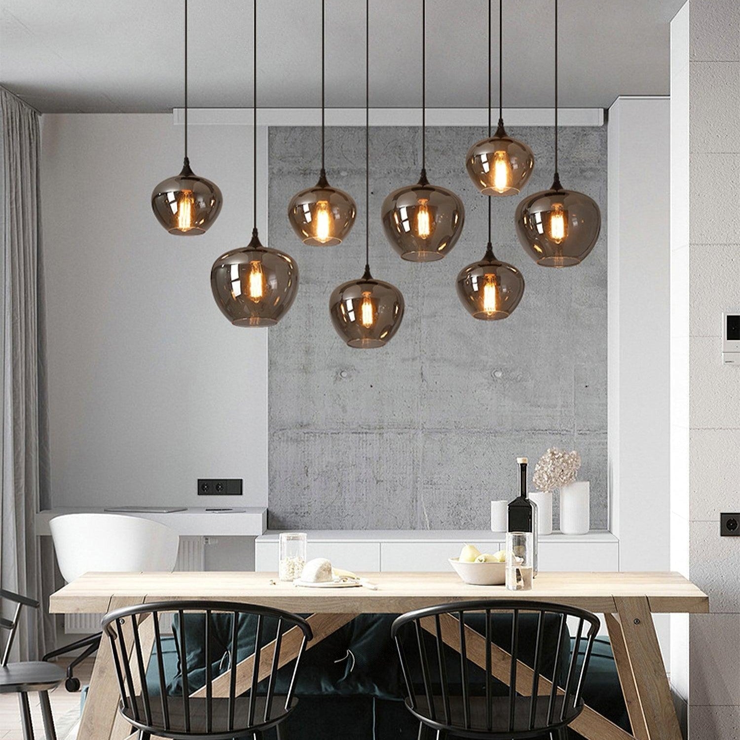 Bottle Pendant Light D363