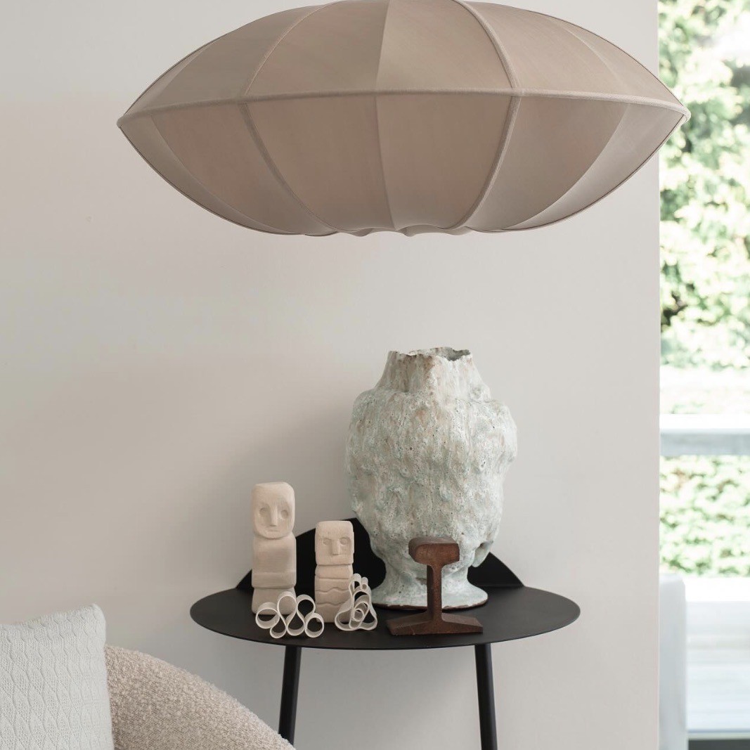 Nordic Minimalist Fabric Bubble Pendant Light S138