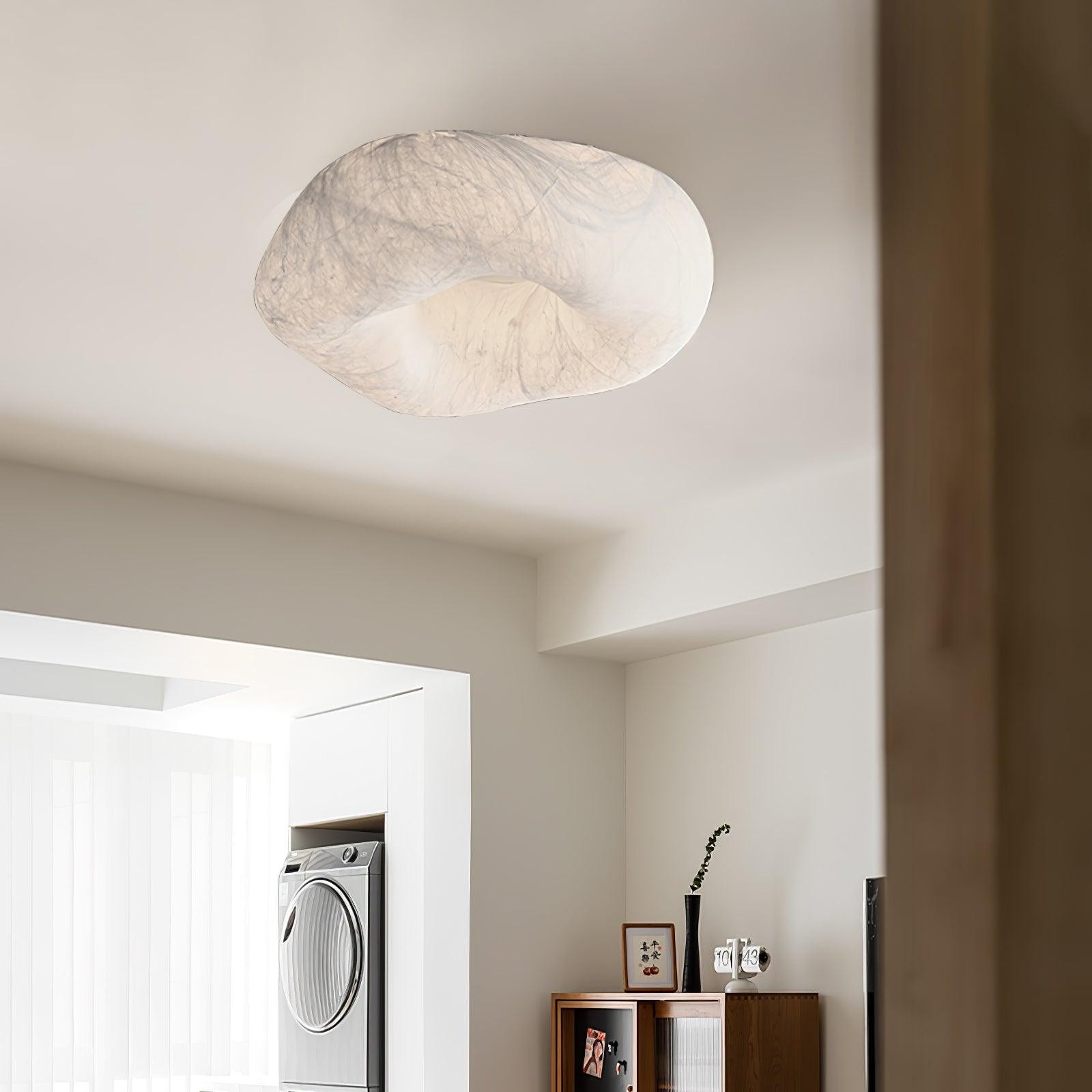 Modern Simple Silk LED Living Room Ceiling Lamp M294