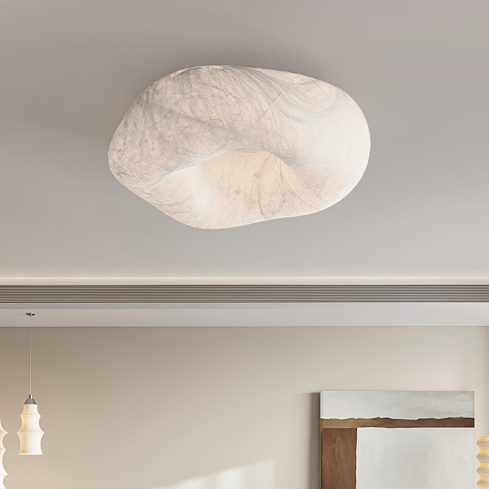 Modern Simple Silk LED Living Room Ceiling Lamp M294