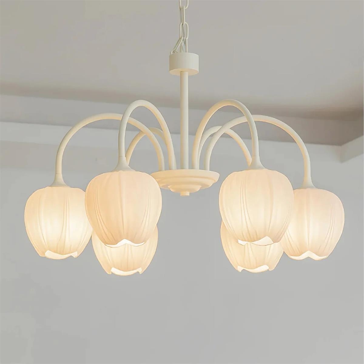 Tulip Matcha Chandelier D364