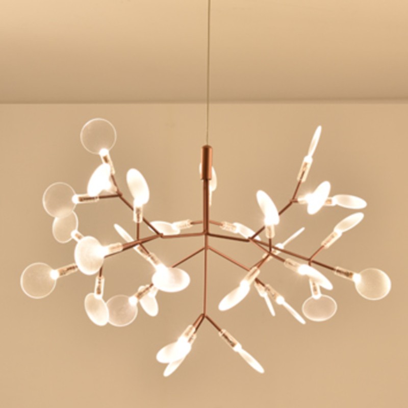 Scandinavian Branching LED Chandelier for Living Room