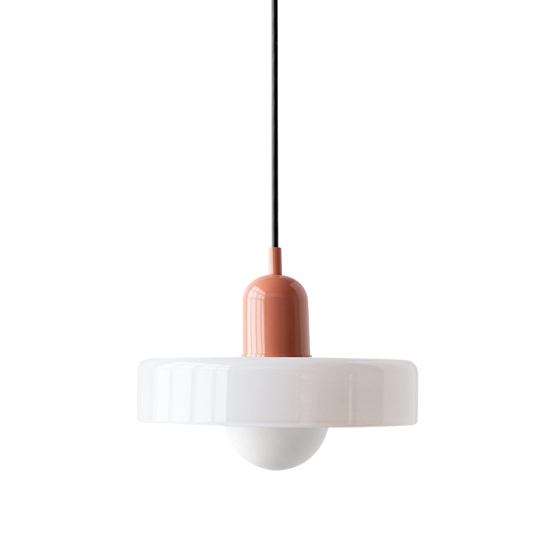 Morandi Glass Disc Orb Pendant Lamp S85