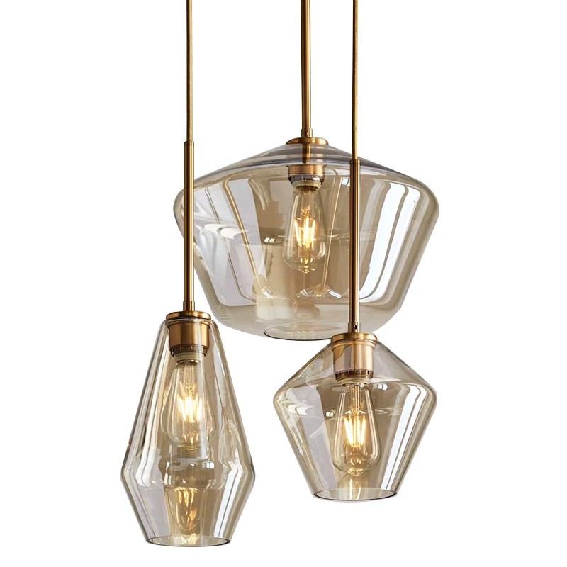 Retro Arclinea Glass Pendant Light For Living Room