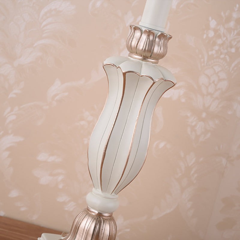 Palace Floral Resin Carved Base Table Lamp M16