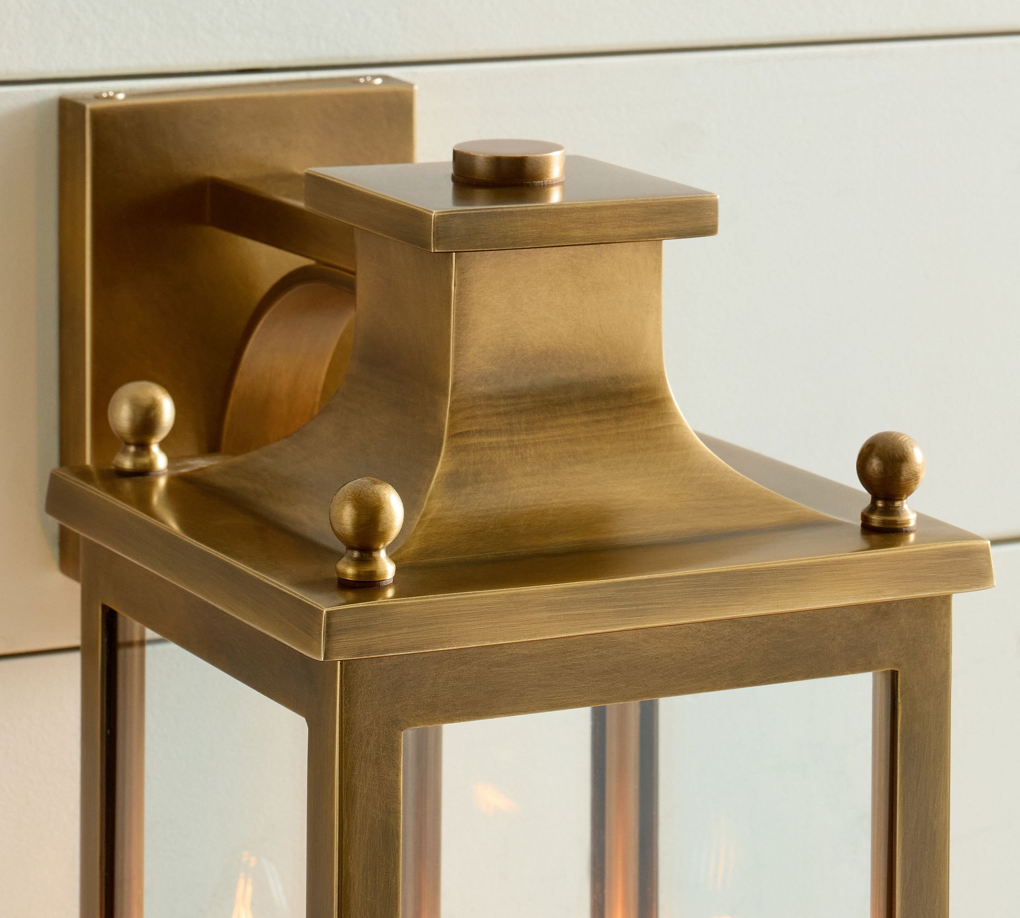 Yolvira Outdoor Wall Light Sconce - Versatile Metal Lantern T194