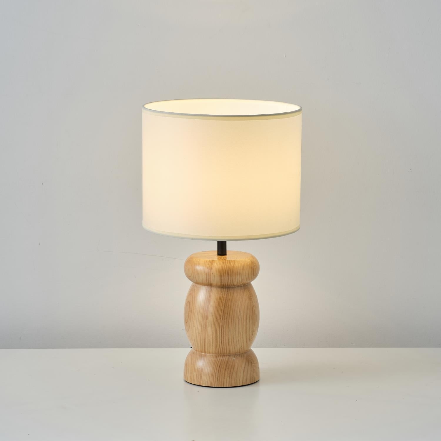 Pebble Wood Table Lamp D447