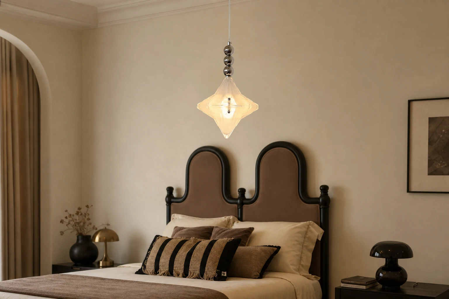 Lampa wisząca Astris Elara w scenie lifestylowej