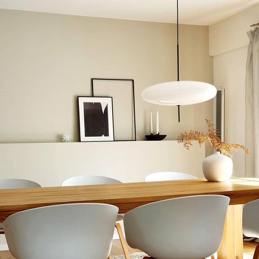 Modern Elliptical Shape Pendant Light