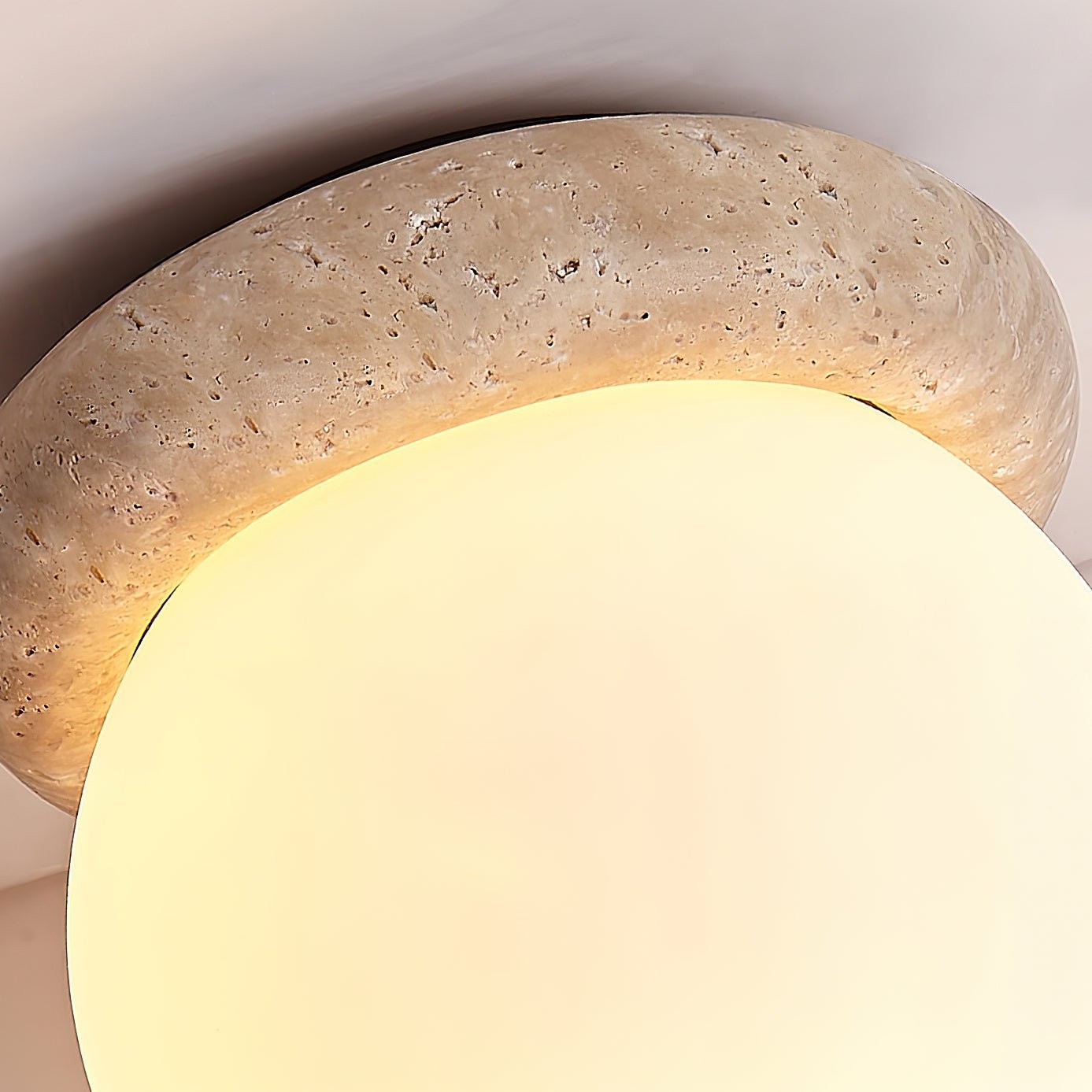 Marble Travertine Asteroid Ceiling Lamp M581