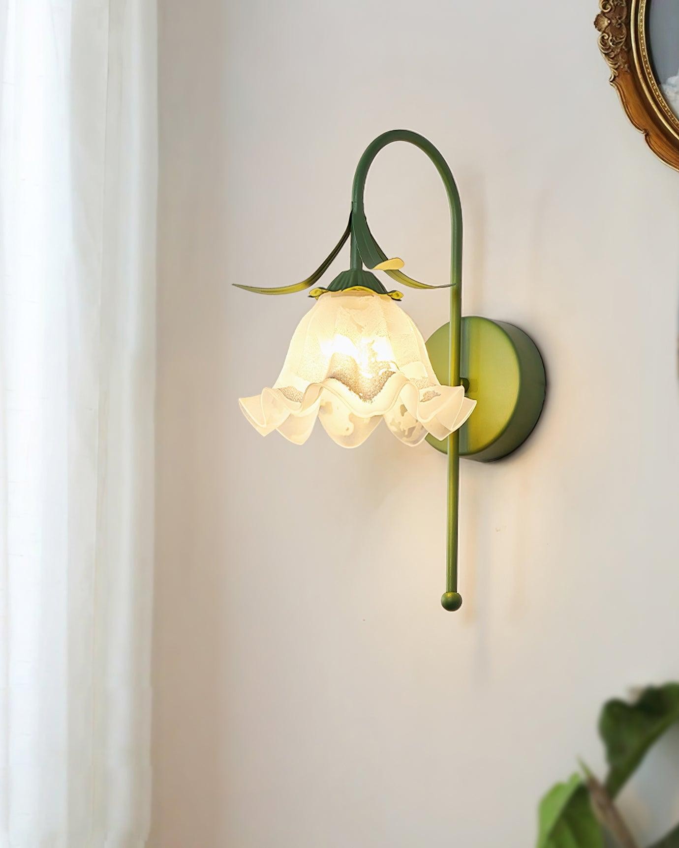 French Cream Style Flower Wall Lamp M146
